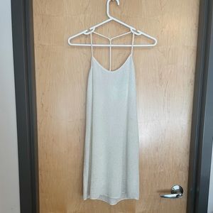 Ralph Lauren white beaded halter dress